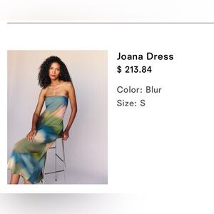 Reformation Joana Strapless MidiDress